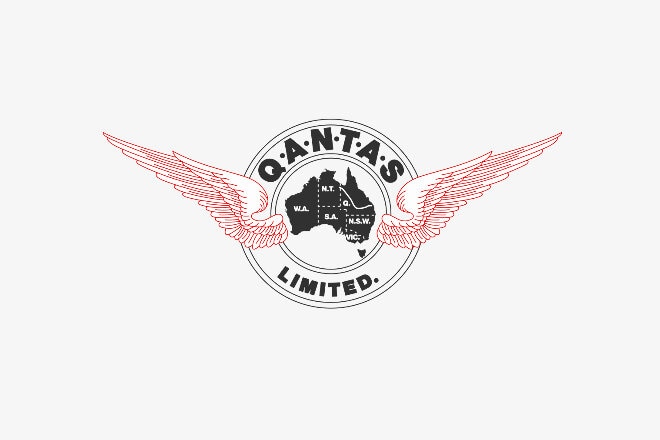 Qantas logo from 1930 to 1944